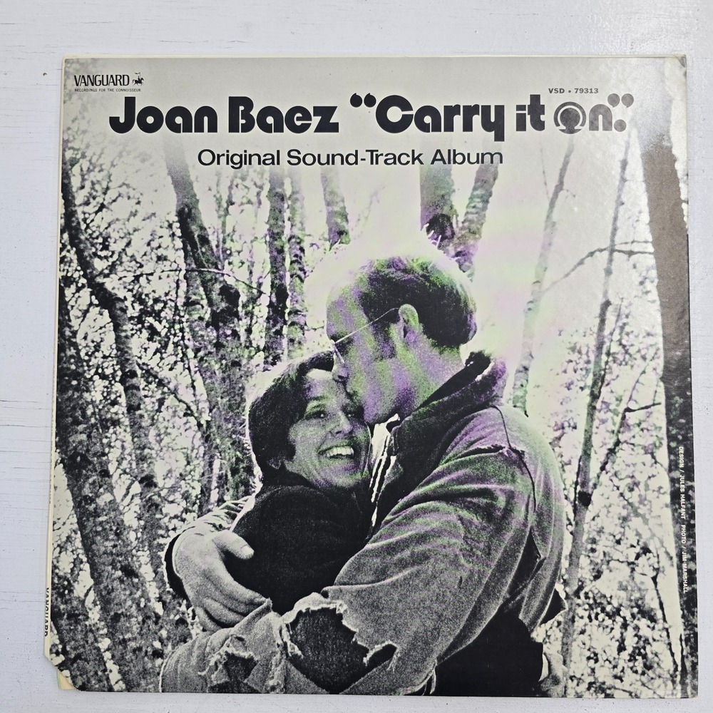 Joan Baez Carry It On Vintage Vinyl LP Record Music Album VG+/VG+ VSD-79313